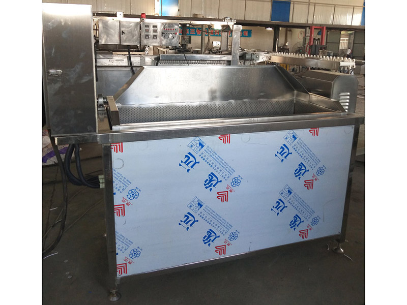豬蹄半自動(dòng)油炸機(jī)